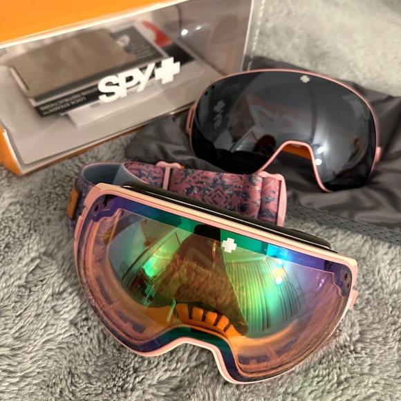 Spy Optic Ski goggles / Ski Mask in pink with double lens - Picture 3 of 3
